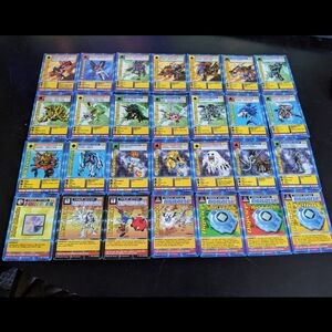 1999 Digimon Starter Lot of 28 Cards